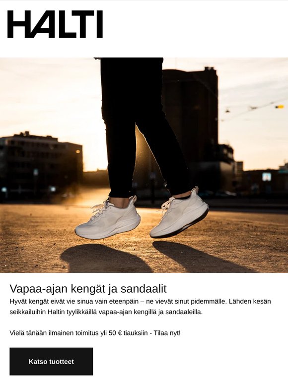 Vapaa-ajan kengät ja sandaalit