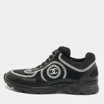CC Size 38.5 Black Leather and