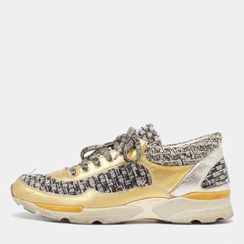 Multicolor Tweed and Leather I
