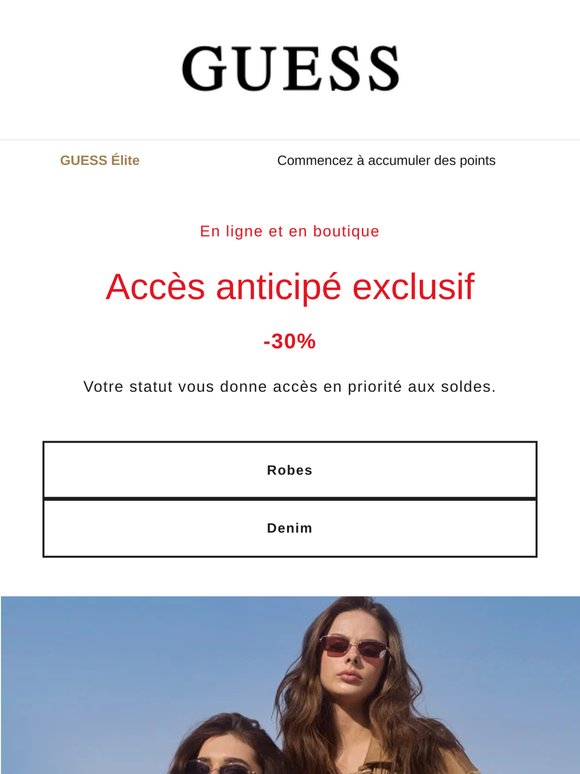 -30% | Accès anticipé pour les membres Loyalty