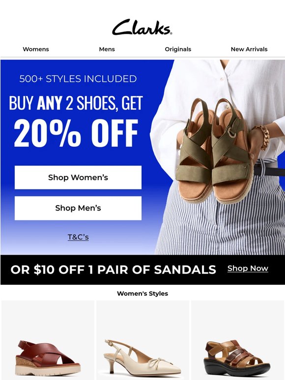 Mix, match, and save on over 500 styles.
