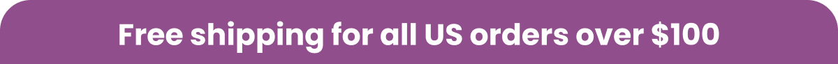 FREE SHIPPING $100+