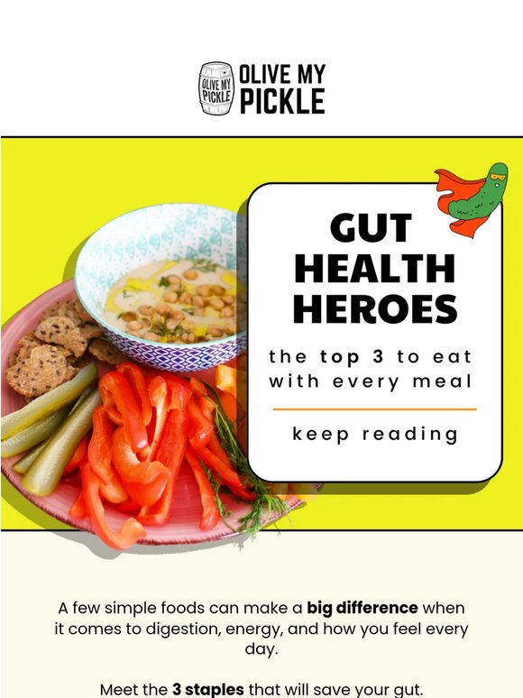 3️⃣ ways to improve gut health
