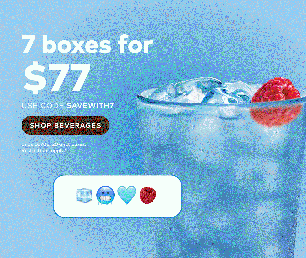 7 boxes for $77 of 20-24ct K-Cup® pods with code SAVEWITH7