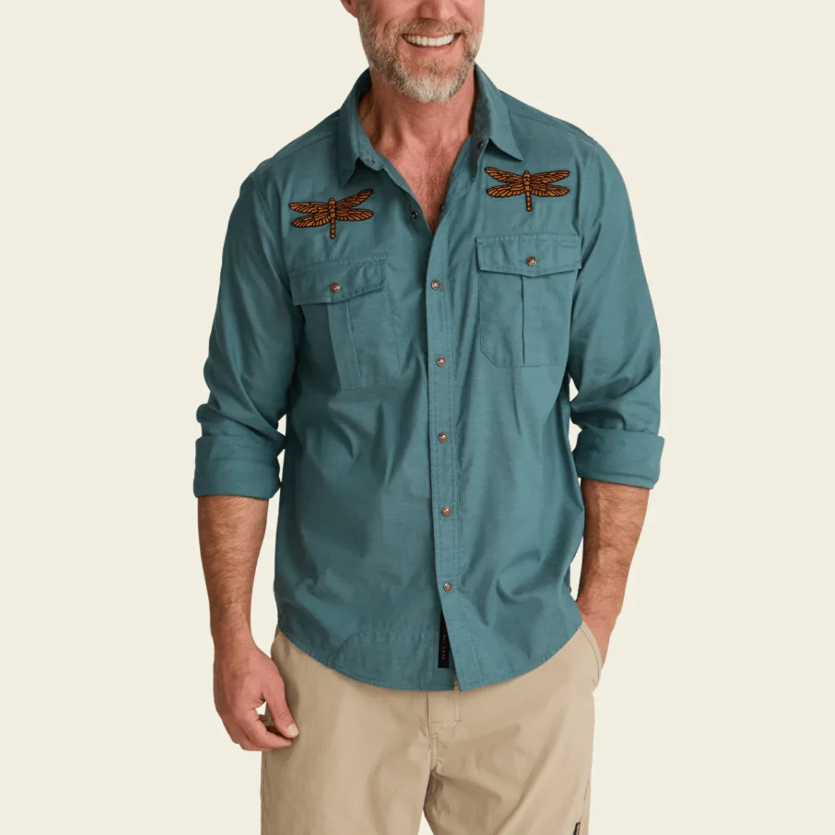 Howler Brothers Gaucho Snapshirt - Enter the Dragons