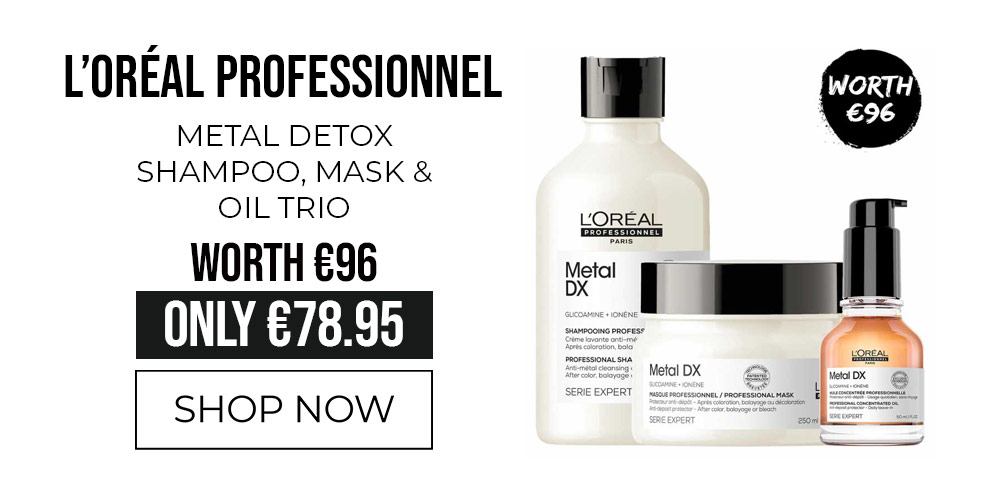 L’Oréal Professionnel Metal Detox Shampoo, Mask & Oil Trio