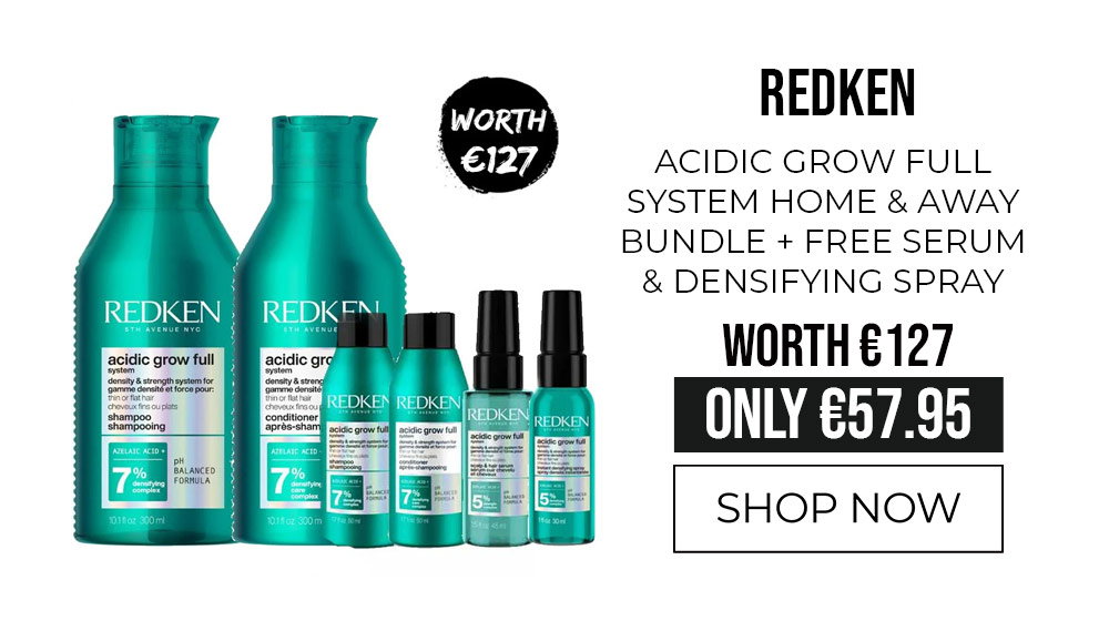 Redken Acidic Grow Full System Home & Away Bundle + FREE Serum & Densifying Spray