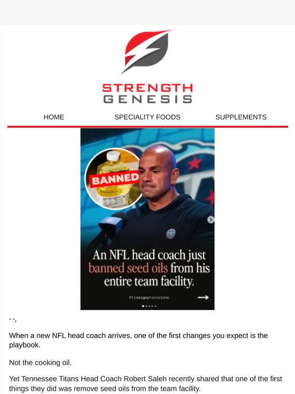 An NFL Coach Just Threw This Out Of The Team Kitchen...
