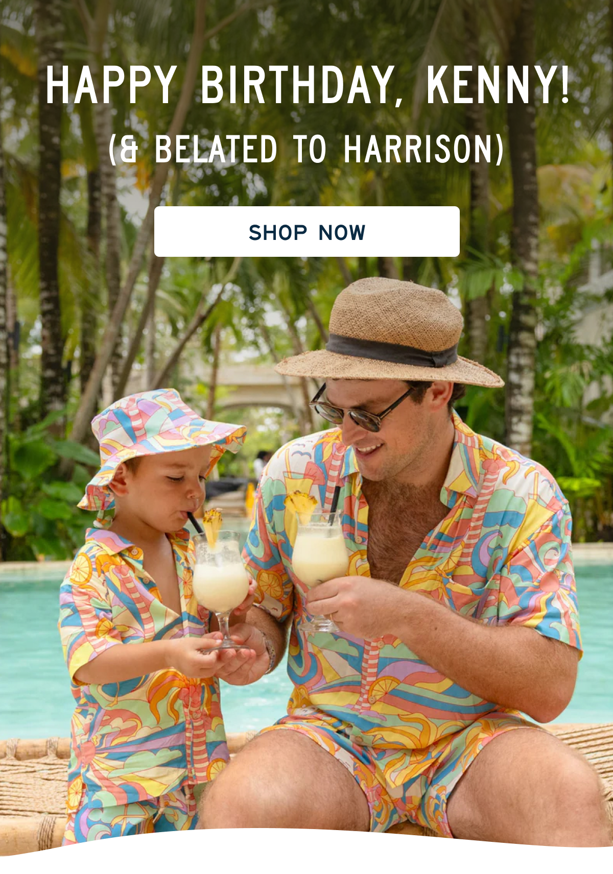 Happy birthday, Kenny! (& belated to Harrison) [[Shop Now]]