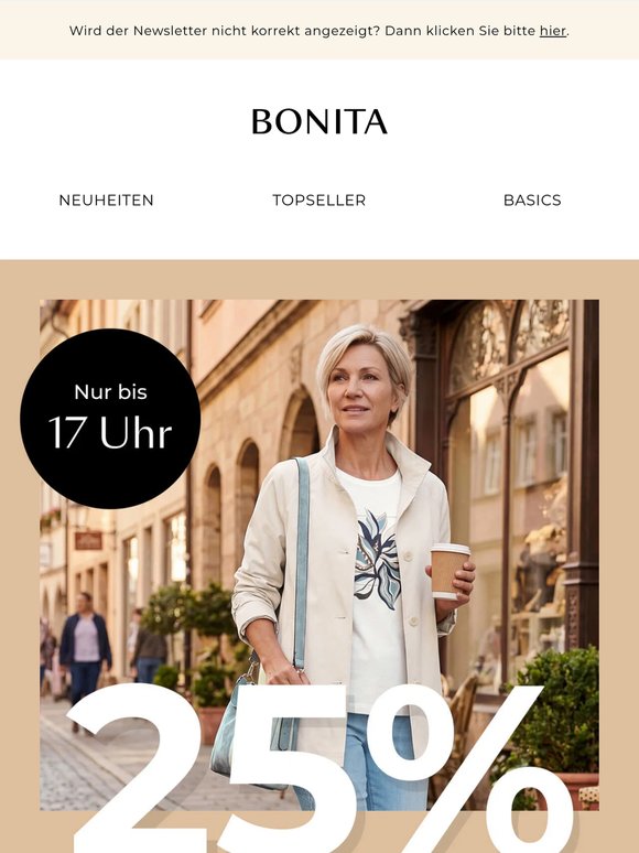 ☕ Nur bis 17 Uhr: 25% auf das gesamte Sortiment