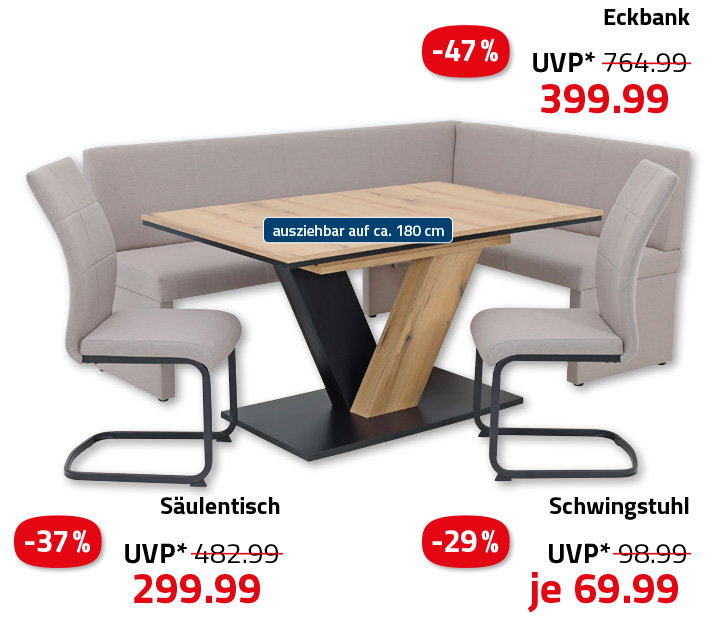 Esszimmermöbel reduziert!