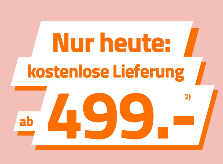 Kostenlose Lieferung ab 499€!²⁾