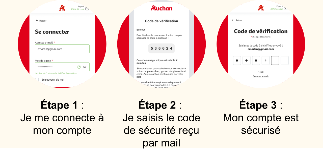 Protegeons votre compte Auchan