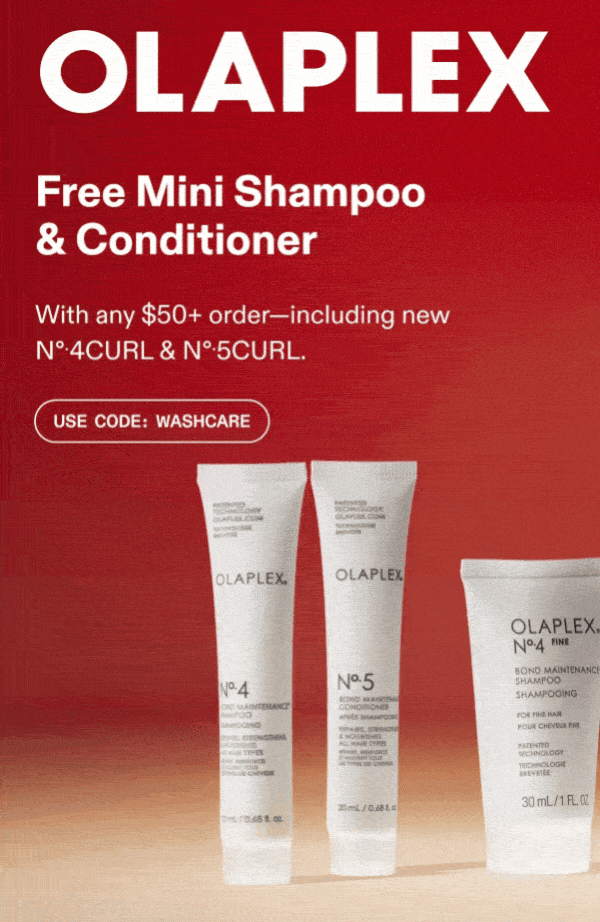 Free Mini Shampoo & Conditioner | Use Code: WASHCARE
