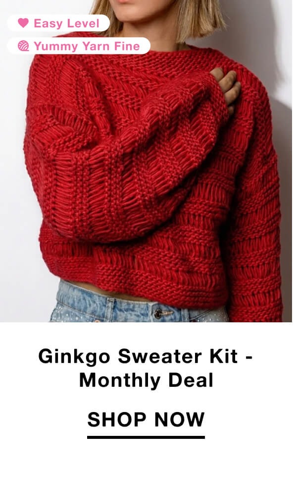 Ginkgo Sweater Kit - Monthly Deal