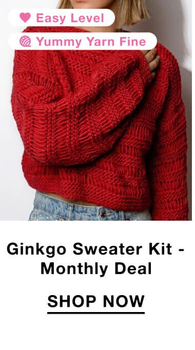 Ginkgo Sweater Kit - Monthly Deal 1