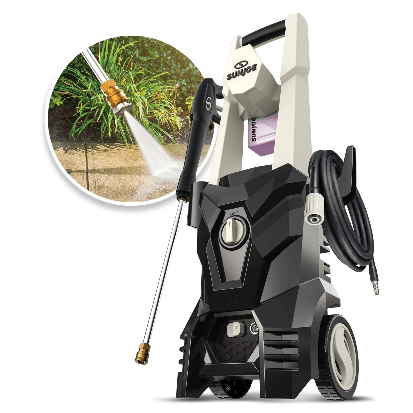 Image of Sun Joe 2000 PSI Max All-Purpose Electric Pressure Washer | 13-Amp | 4 Nozzles | Foamer Cannon