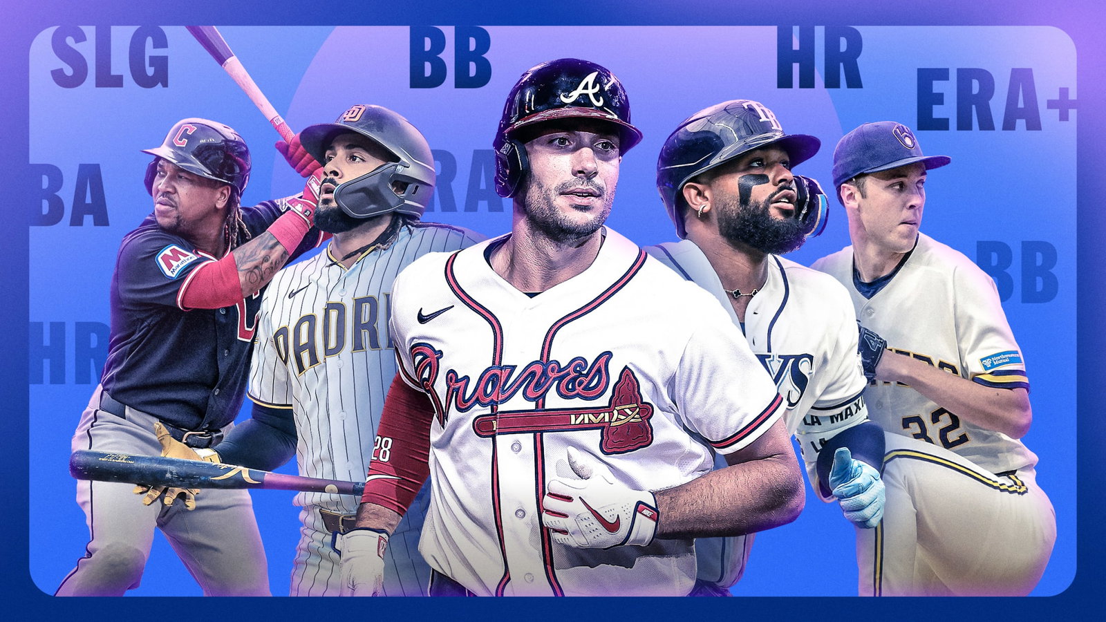 José Ramírez, Fernando Tatis Jr., Matt Olson, Junior Caminero and Jacob Misiorowski