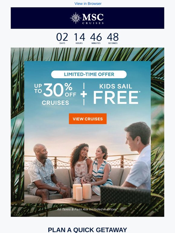 Hurry! There's Still Time to Save up to 30% on Your Holiday