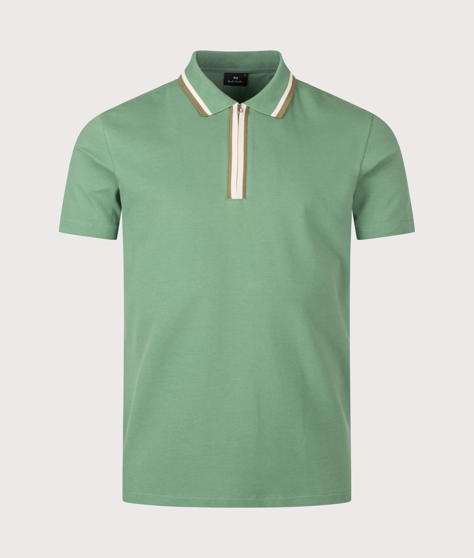 Regular Fit Quarter Zip Polo Shirt