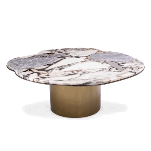 Shapiro Coffee Table - Light Marble