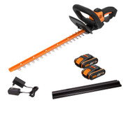Worx WG261E.1 20V MAX Cordless 46cm Hedge Trimmer - 2 x 1.5Ah Batteries & Charger