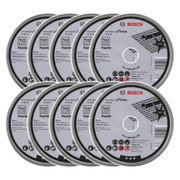 Bosch 115 x 22.23 x 1.0mm Standard for Inox Cutting Disc - Pack of 10