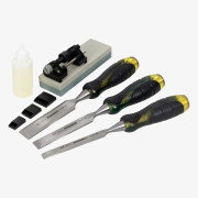 Roughneck 6 Piece Pro Series Bevel Edge Chisel & Sharpening Set