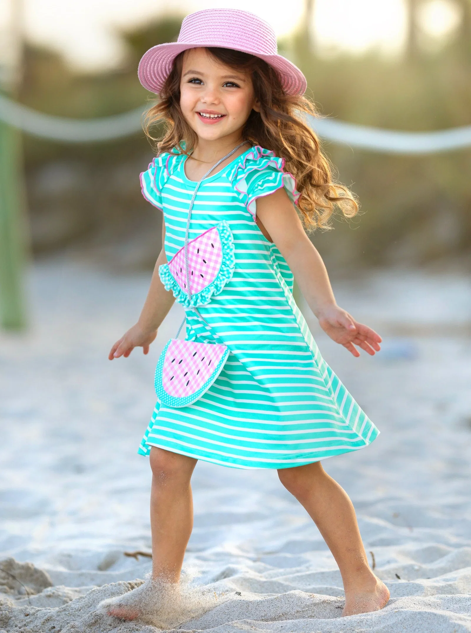 Image of Couture Cutie Watermelon Dress and Purse Set