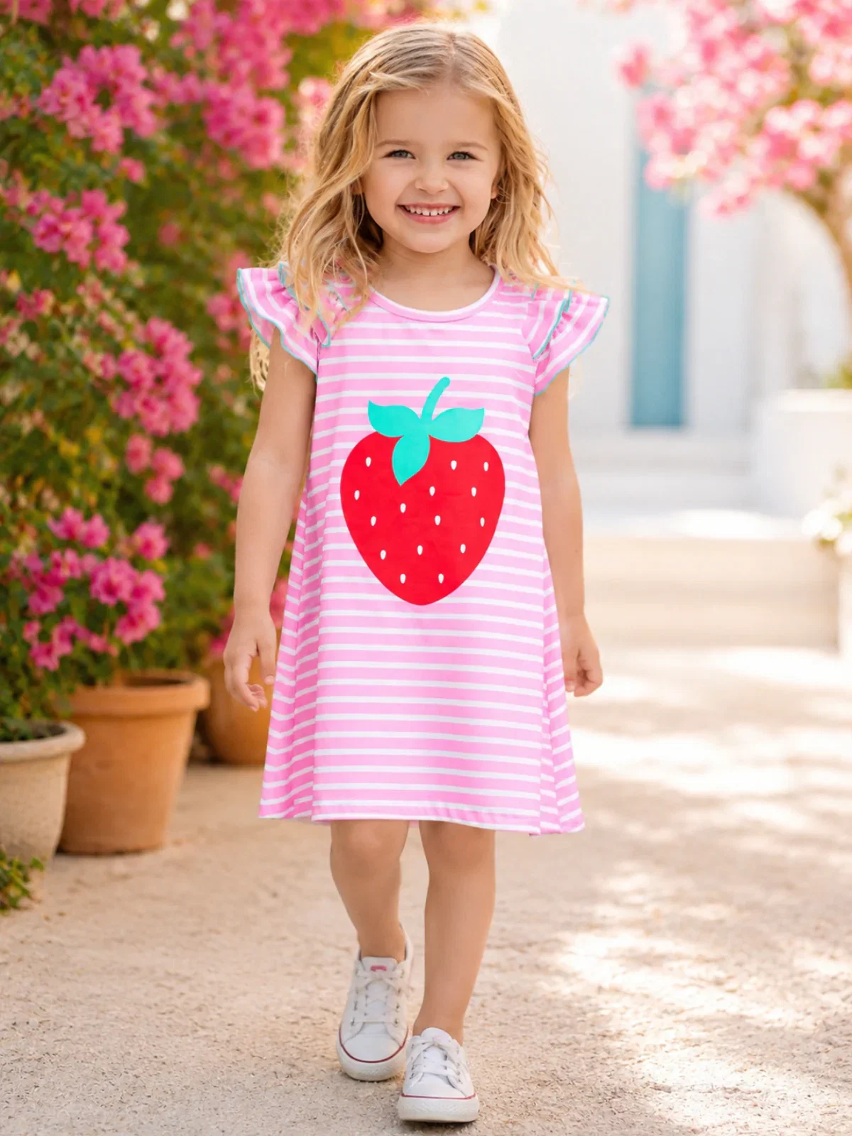 Image of Strawberry Cutie Summer Dress and Purse Set