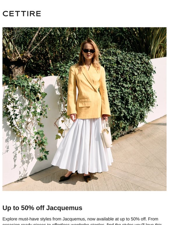 Up to 50% off Jacquemus