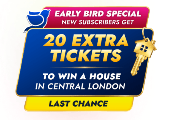 Prizes including cars and houses