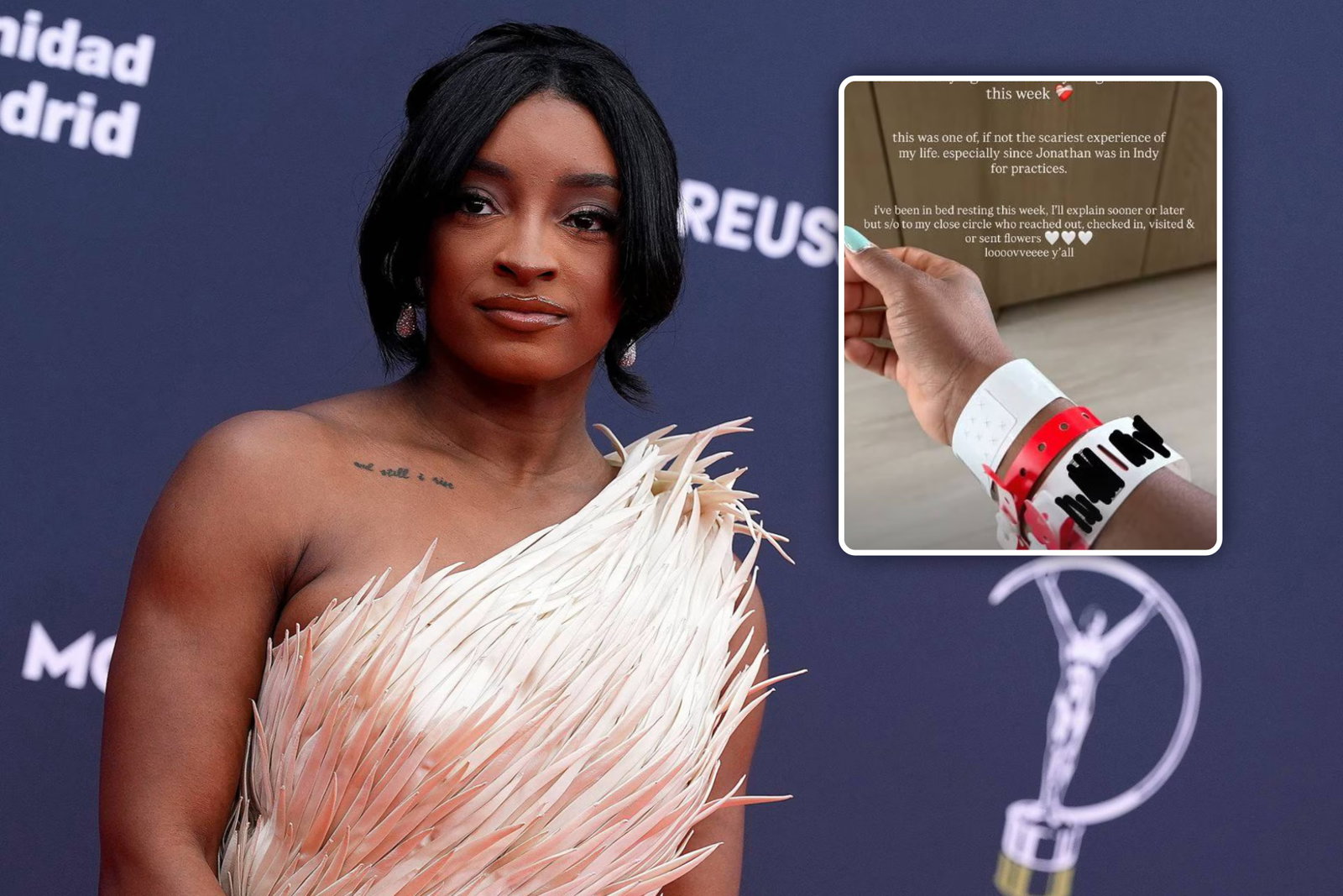 Turnlegende Simone Biles vertelt dat ze eerder deze week “bijna dood was”: “Meest angstaanjagende ervaring uit mijn leven”