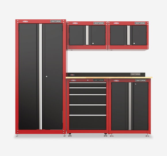 CRAFTSMAN 74-in Steel Garage Storage Cabinet