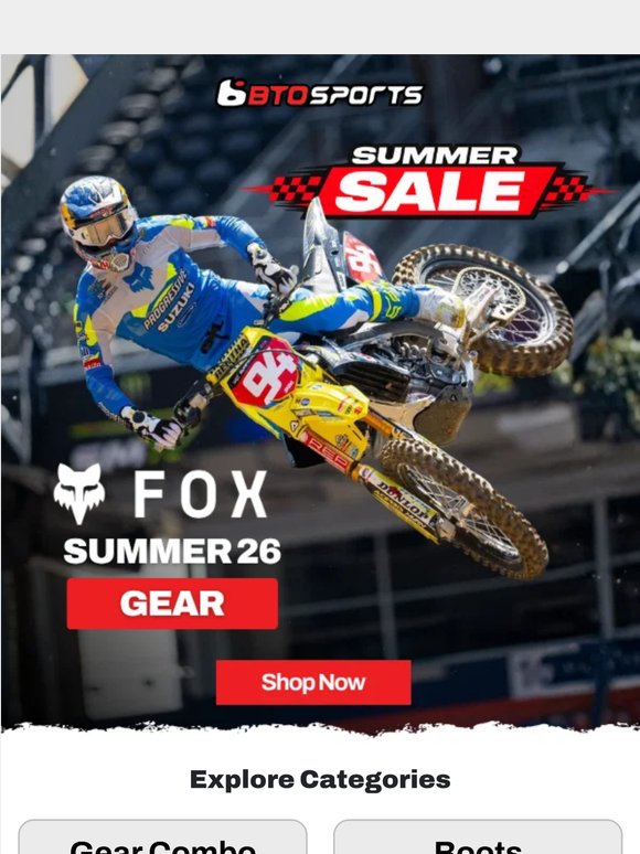 Newest Fox Racing Gear Is Summer Ready