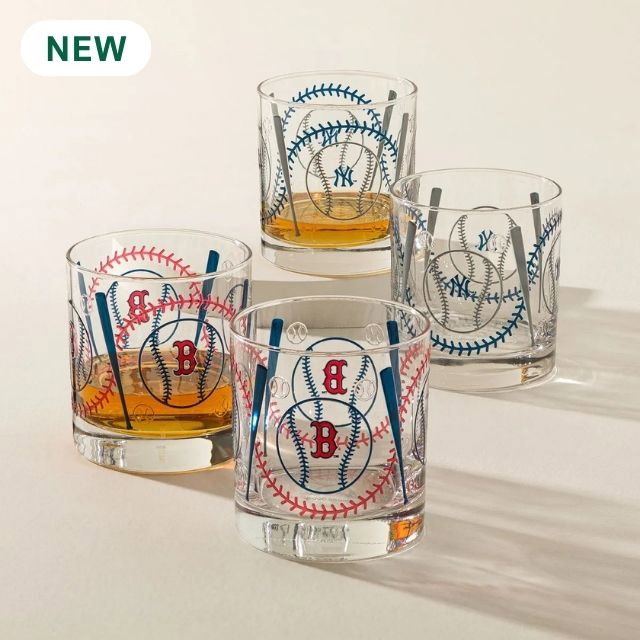 MLB Stitch Grip Glass - Set of 2