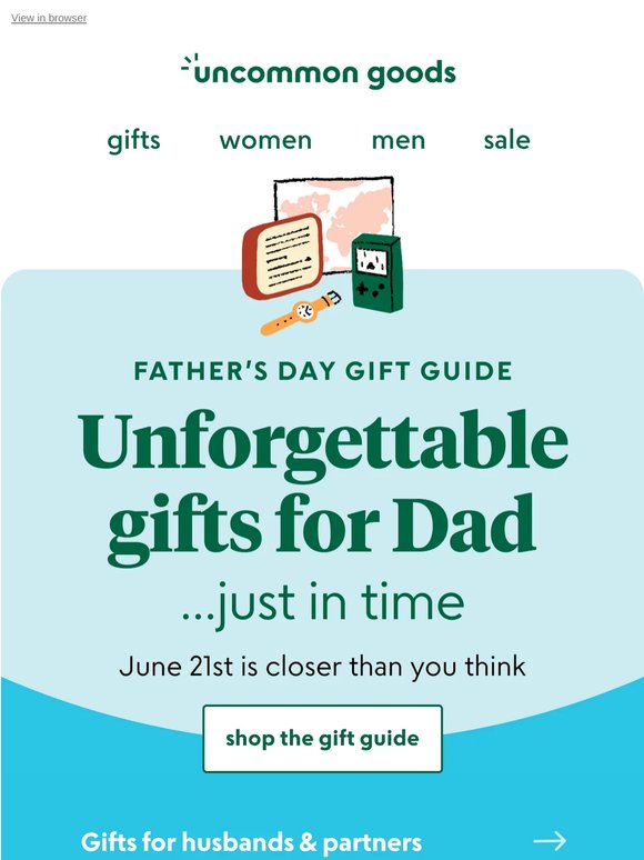 Gift guide: Uncommon finds to make Dad's day
