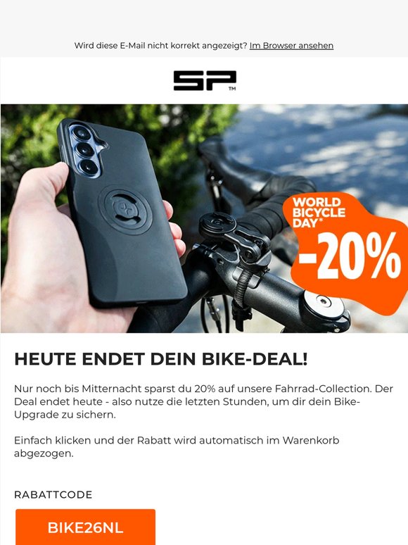 Letzte Chance: -20% Bike-Deal!