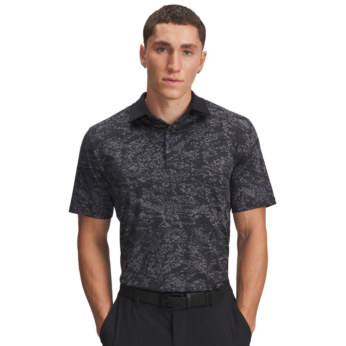 Under Armour Men's Playoff 3.0 Dogwood Printed Golf Polo Shirt