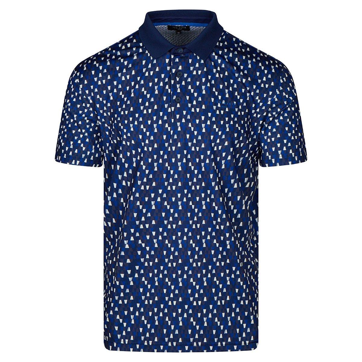 Ted Baker Men's Allcot Geo Print Golf Polo Shirt
