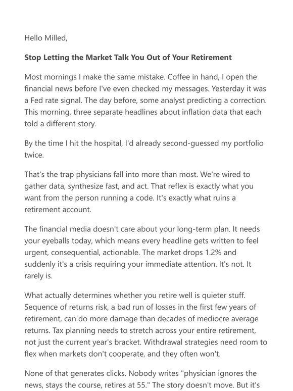 🔥 Your Physician on FIRE Weekly Digest