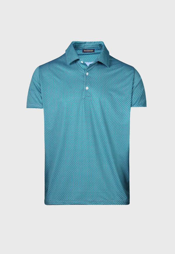 Image of ULTRA SOFT DECO SQUARE PERFORMANCE POLO