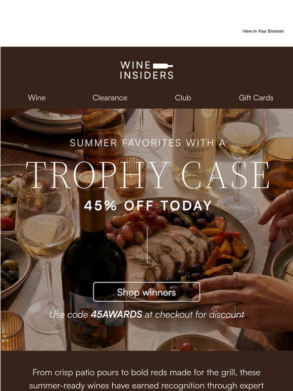 Summer’s Top-Rated Wines Are Here — Save 45%
