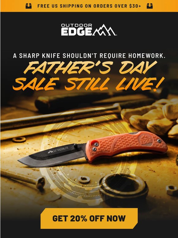 The knife that never needs sharpening