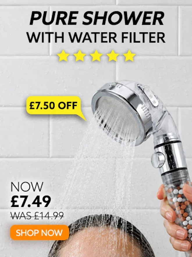 JML Pure Shower Head with Water Filter