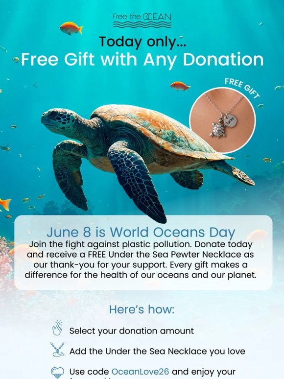 Free Gift with Every Donation 🎁