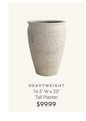 16.5" x 23" Tall Planter