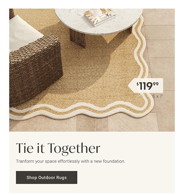 Tie it Together - Shop Outdoor Rugs