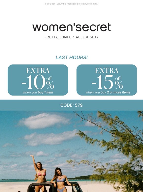 FINAL HOURS for an EXTRA 10% or 15% discount! ⏱️🏃‍♀️
