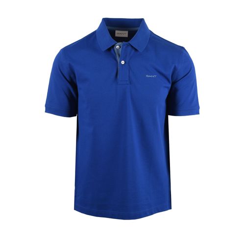 GANT CONTRAST POLO SHIRT CRISP BLUE